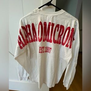 AOII long sleeve cotton tshirt